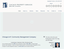 Tablet Screenshot of chicagopropertyservices.com